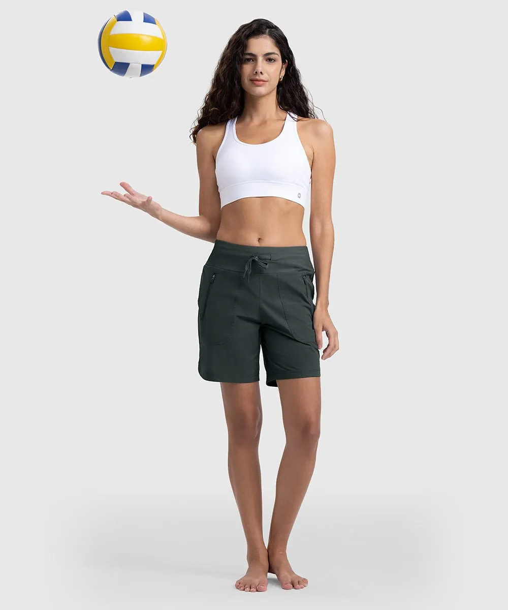 Women's 7" Quick Dry Swim Board Shorts