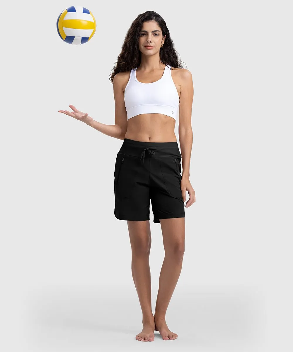 Women's 7" Quick Dry Swim Board Shorts