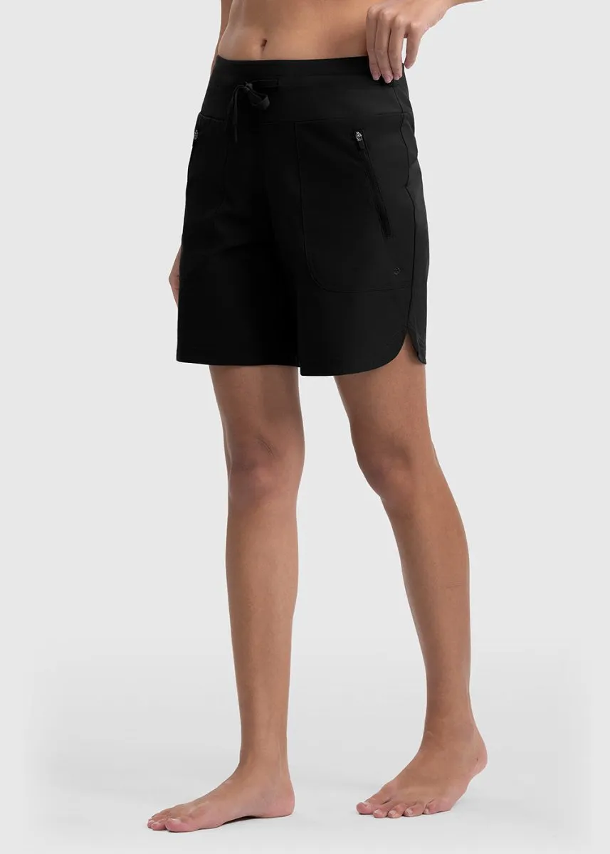 Women's 7" Quick Dry Swim Board Shorts
