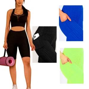 Women's Brazilian Biker Shorts Activewear Fitness Running Stretch Shorts