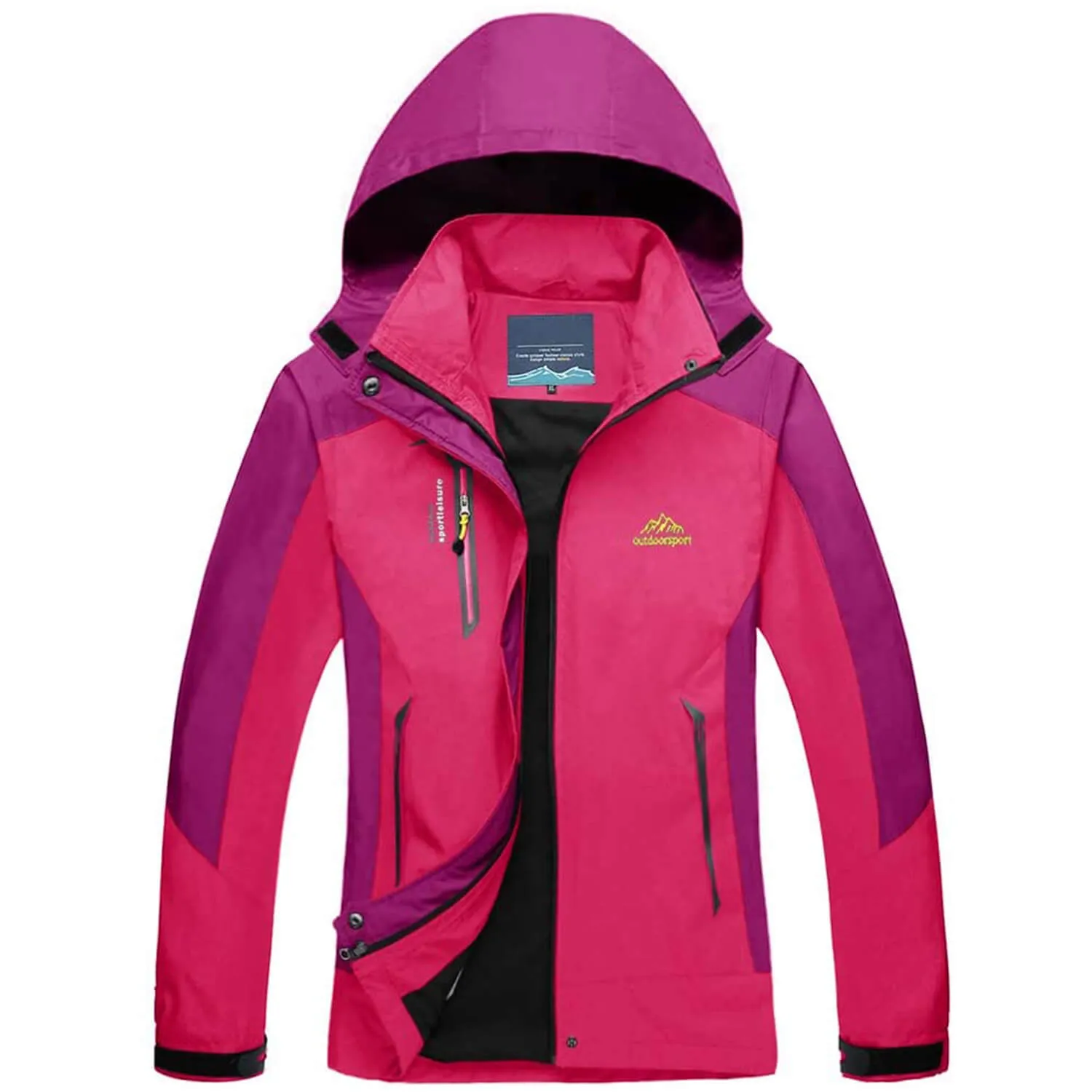 Women's Water-Resistant Rain Jacket 02