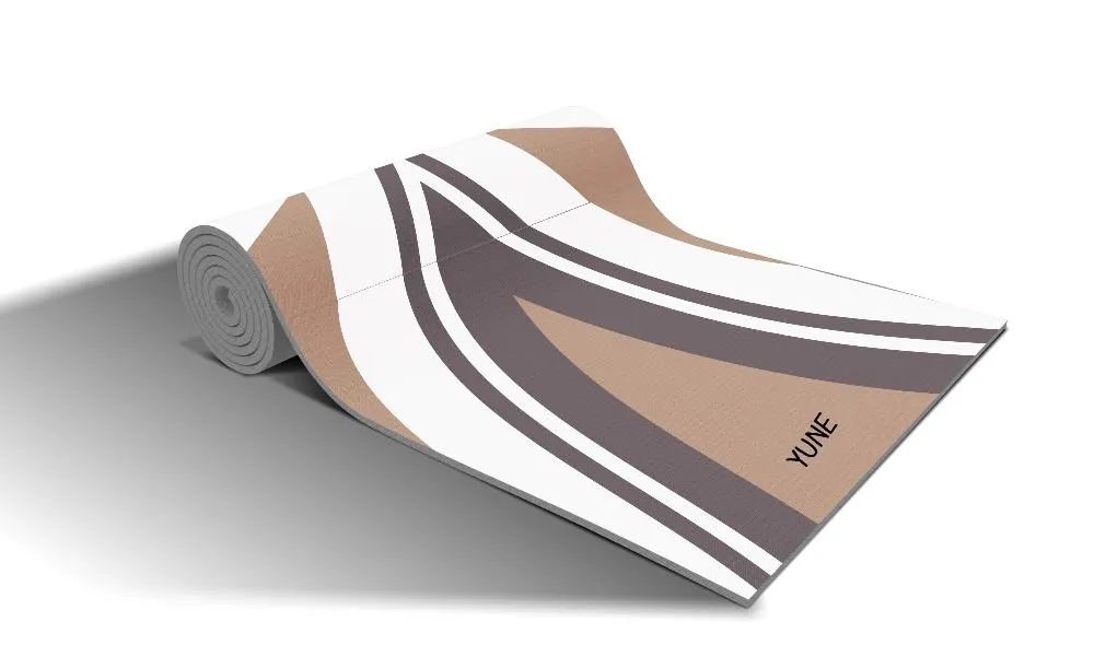 Yoga Mat | 6mm Thick | Brown | Non-Slip | Eco Friendly | Yune Yoga | Capricorn