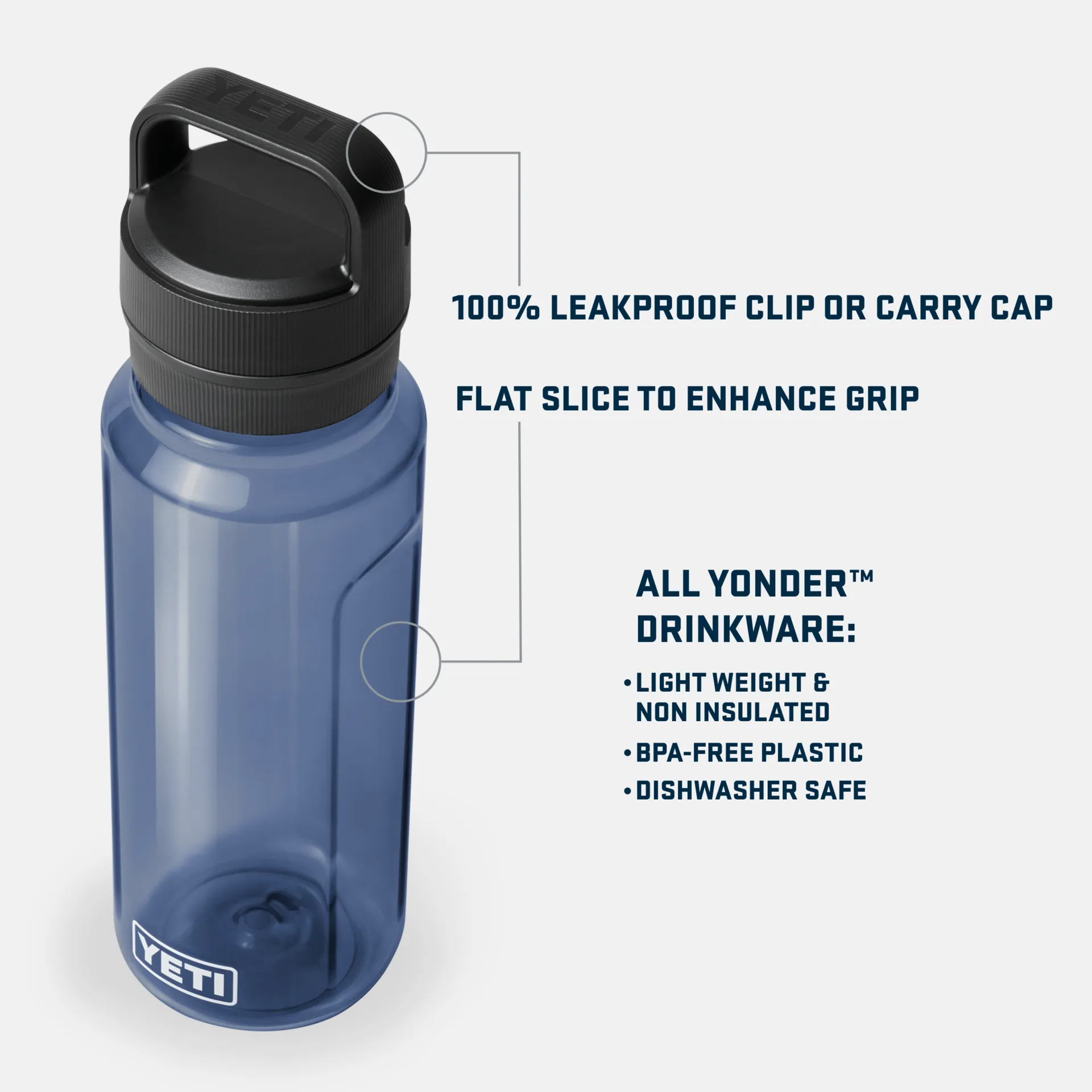 Yonder 1L Water Bottle w/ Chug Cap